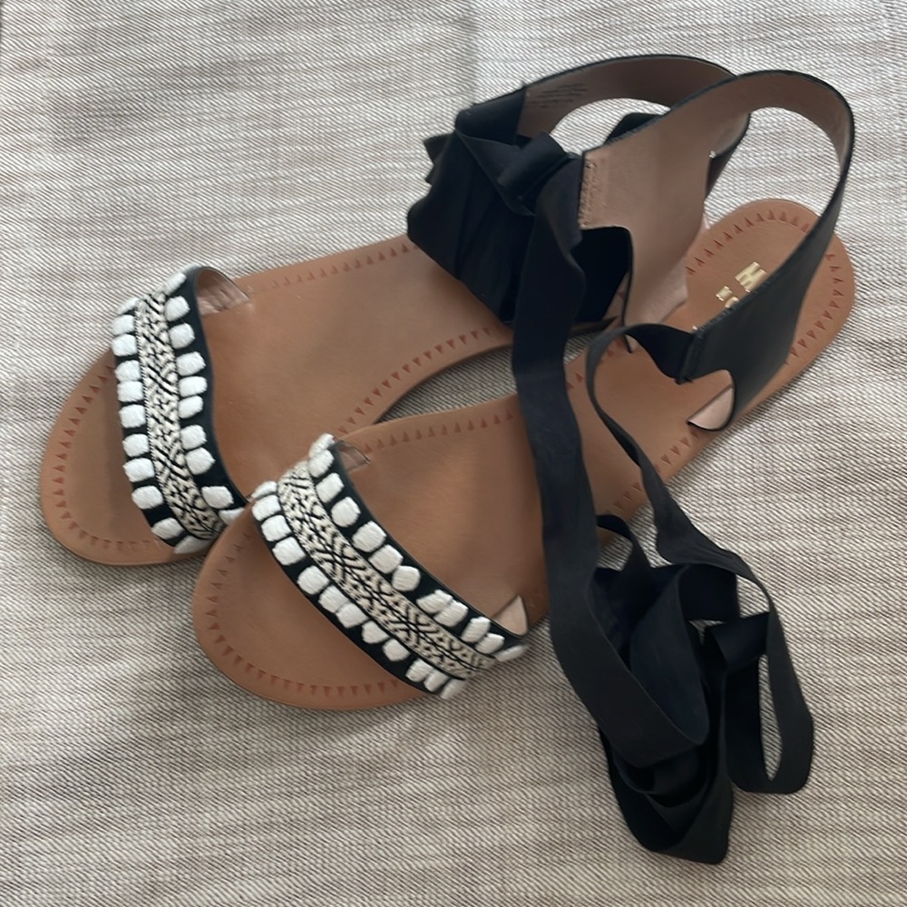 Mix No. 6 Vincent Boho Ankle Ribbon Flat